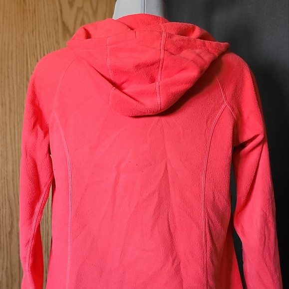 Pink and Grey Zip Up North Face Fleece - Picture 4 of 6